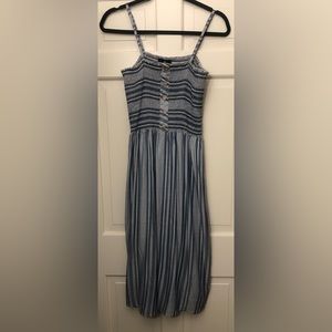 Chambray and white Sundress